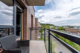 Апартаменты Modern Apartment near Panorama Mall Вильнюс Апартаменты с балконом-2