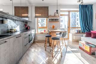 Апартаменты Modern Apartment near Panorama Mall Вильнюс Апартаменты с террасой-4